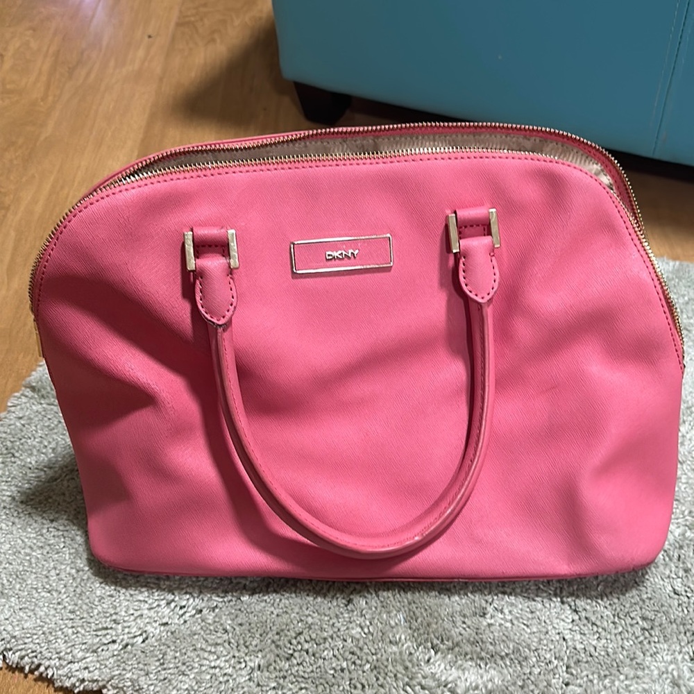 Pink DKNY purse